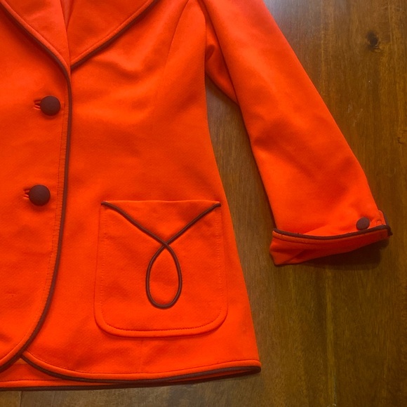 Vintage Lilli Knit Ann Red Jacket - Picture 7 of 15